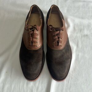 Pre owned Polo Ralph Lauren’s men’s Orval Suede Saddle Shoe size 10D